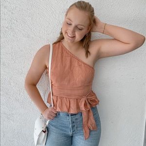 Petal and Pup one shoulder top